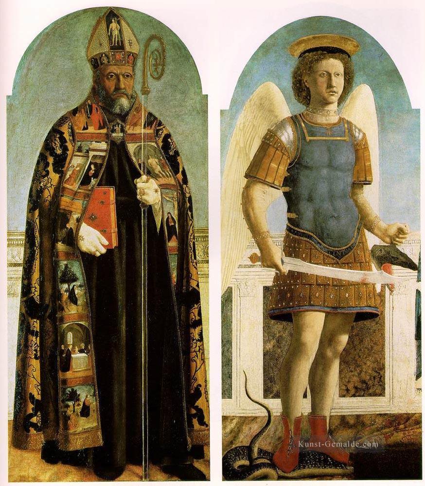Polyptichon von St Augustine Italienischen Renaissance Humanismus Piero della Francesca Ölgemälde